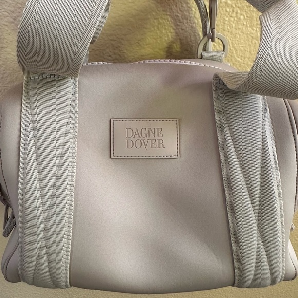 Dagne Dover “Landon Carryall” Size Small In Rare Almond Latte New! - Picture 5 of 13